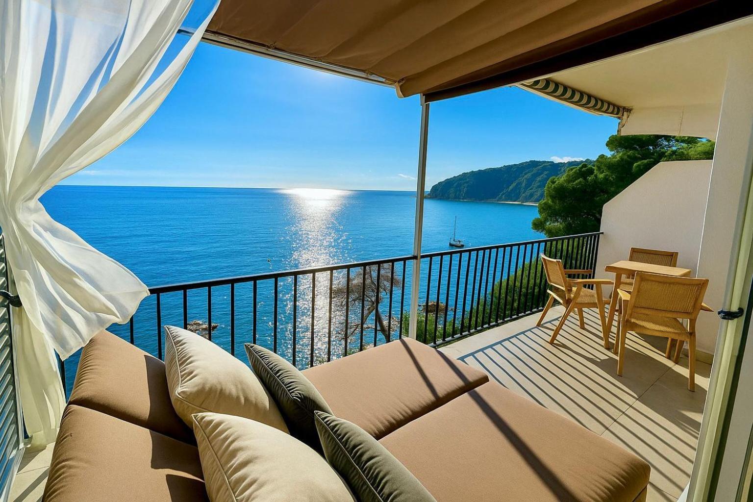 Unparalleled Sea View Tossa de Mar Extérieur photo